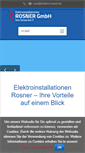 Mobile Screenshot of elektro-rosner.de