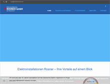 Tablet Screenshot of elektro-rosner.de